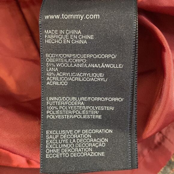 Tommy Hilfiger Gray Plaid Midi Dress - Picture 4 of 8